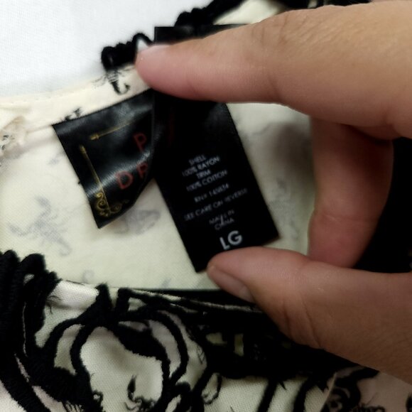 Penny Dreadful Scorpion Dress Lace Collar Size Large Mini - Picture 13 of 16